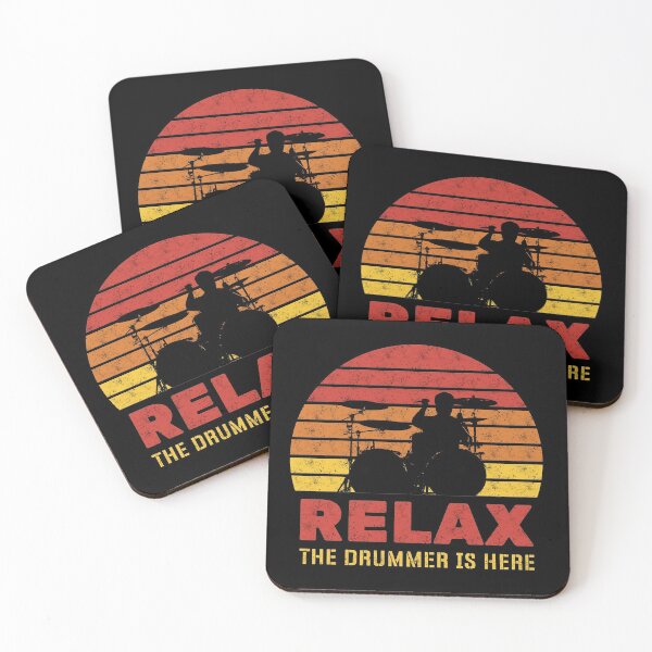Item preview, RELAX The Drummer Is Here designed and sold by Petra Becker.