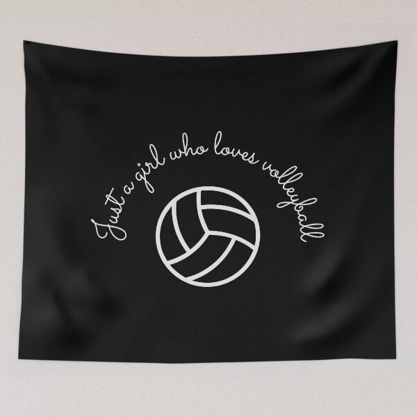 Item preview, Just a Girl Who Loves Volleyball designed and sold by LilyTreeArt.