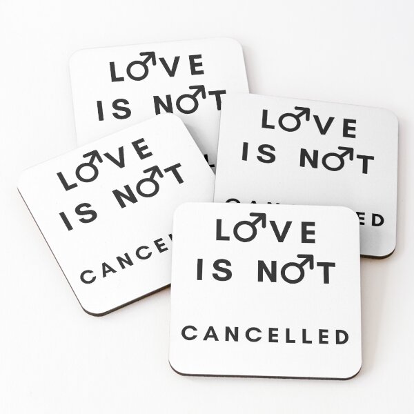 Item preview, Love is not cancelled - Gay Love designed and sold by MDclothingshop.