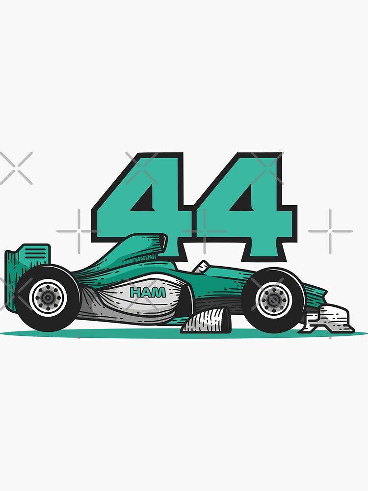 F1 Lewis Hamilton 44 | Sticker