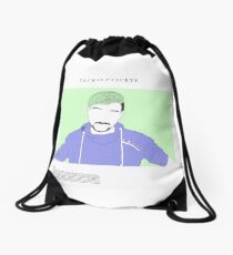 jacksepticeye pastel Drawstring Bag