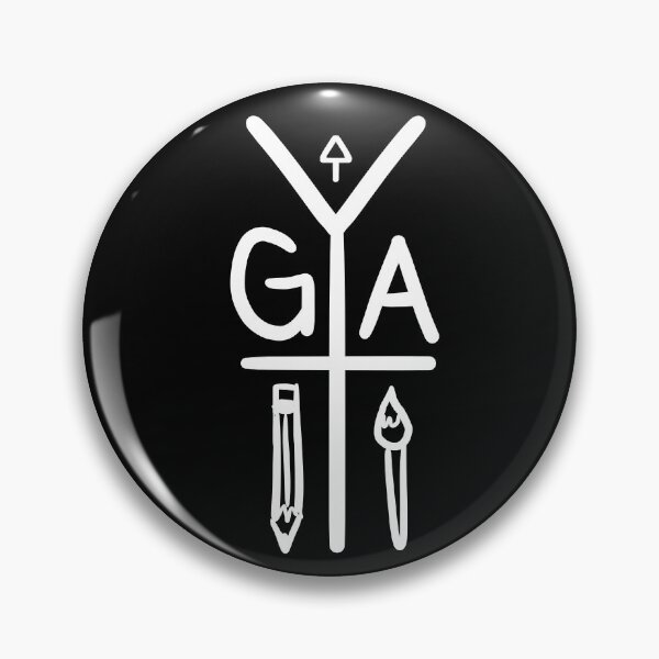 Item preview, Yuuki G's Artsy Things Official Logo (White) designed and sold by Yuuki G's Artsy Things.