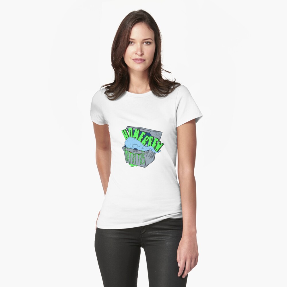 Item preview, Fitted T-Shirt designed and sold by homebrewD.