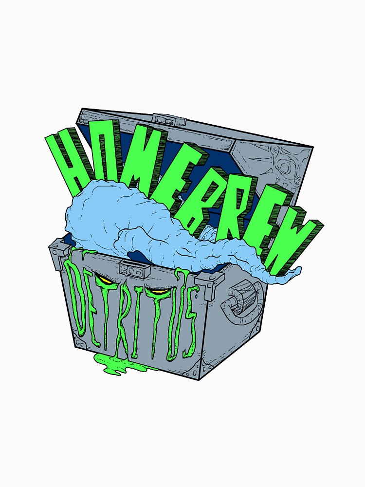 Thumbnail 7 of 7, Classic T-Shirt, Homebrew Detritus Blues Logo designed and sold by homebrewD.