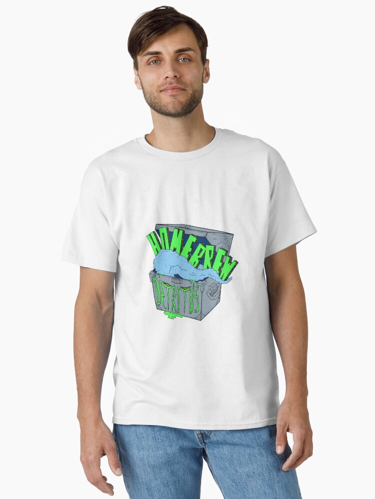 Thumbnail 2 of 7, Classic T-Shirt, Homebrew Detritus Blues Logo designed and sold by homebrewD.