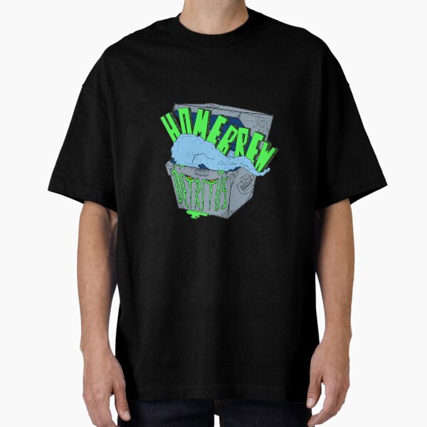 Homebrew Detritus Blues Logo Oversized T-Shirt