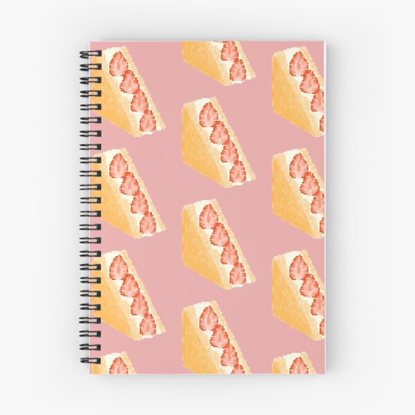 Item preview, Strawberry Sando Fruit Sandwich Pixel Art (pink background)  designed and sold by tifft.