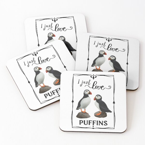 Item preview, I Just Love Puffins designed and sold by troyanthonyart.