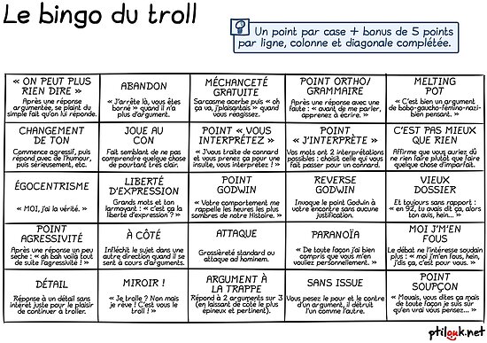 troll bingo