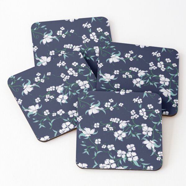 Item preview, Seamless Floral Bleu designed and sold by SECRET STORE.