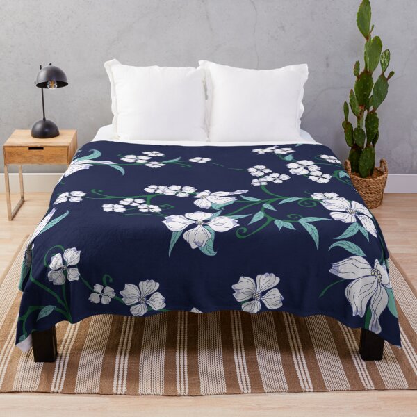 Item preview, Seamless Floral Bleu designed and sold by SECRET STORE.