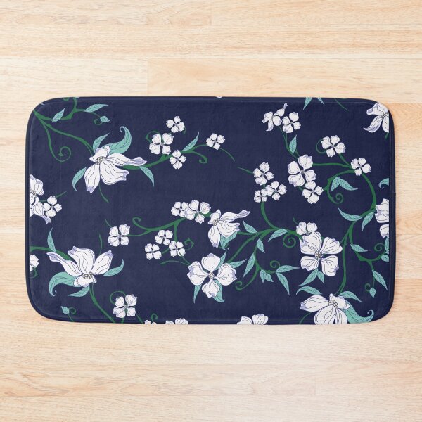 Item preview, Seamless Floral Bleu designed and sold by SECRET STORE.