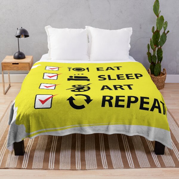 Item preview, Eat, Sleep, Art, Repeat designed and sold by marcosty.