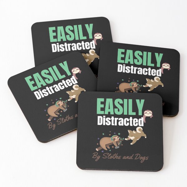 Item preview, Easily Distracted By Sloths and Dogs designed and sold by Rcasadesign.