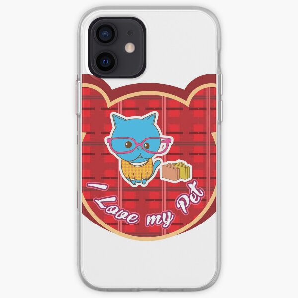 I love my Pet - Red Collor iPhone Soft Case