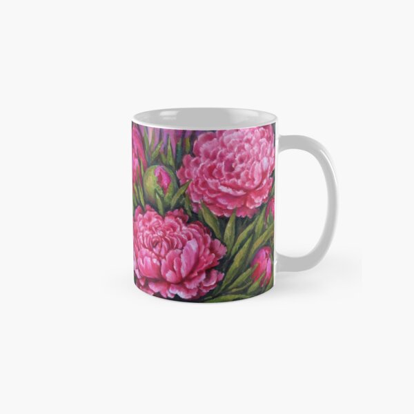 Pink Peonies Coffee Mug for Sale by VeseloCreative
