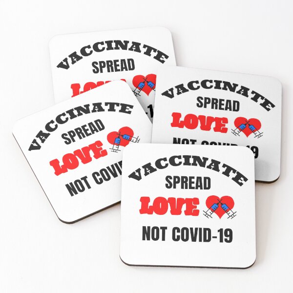 Item preview, Vaccinate Spread Love Not COVID-19 (Light Background) designed and sold by pbstylesetters.