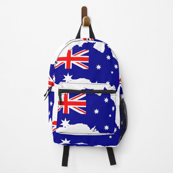 Artikelvorschau, Australien Flagge & Karte verschmelzen Design Illustrator entworfen und verkauft von FanonKick.