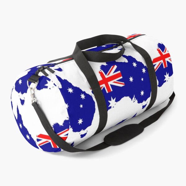 Artikelvorschau, Australien Flagge & Karte verschmelzen Design Illustrator entworfen und verkauft von FanonKick.
