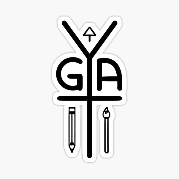 Item preview, Yuuki G's Artsy Things Official Logo 2021 (Black) designed and sold by Yuuki G's Artsy Things.