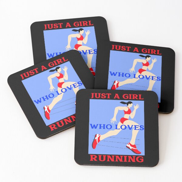 Item preview, Just A Girl Who Loves Running designed and sold by alancrapopod.