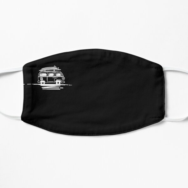 Camper van surf van Traveler hippie van wanderlust White Mask