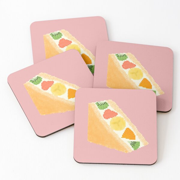 Item preview, Fruit sando/sandwich pixel art designed and sold by tifft.