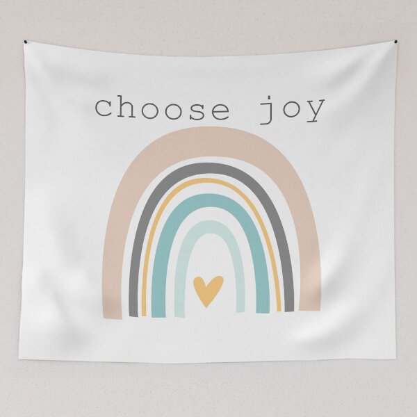Item preview, Choose Joy Rainbow Art designed and sold by LouiseFranksArt.