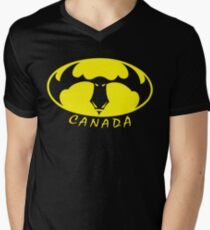 BatMoose Men's V-Neck T-Shirt