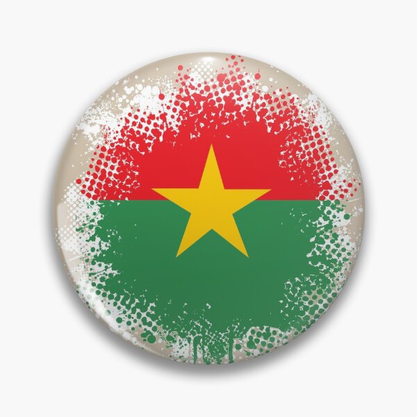 Item preview, Flag of Burkina Faso - Splat designed and sold by pixelinga.