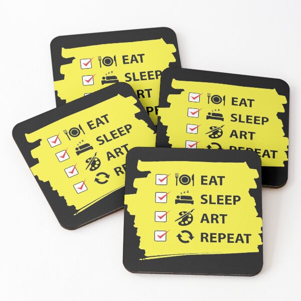 Item preview, Eat, Sleep, Art, Repeat designed and sold by marcosty.
