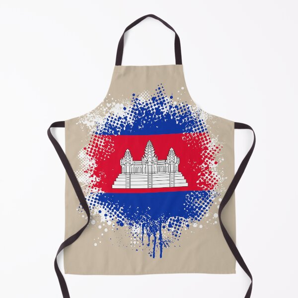 Item preview, Flag of Cambodia - Splat designed and sold by pixelinga.