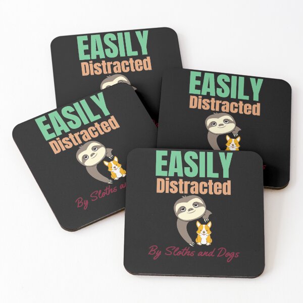 Item preview, Easily Distracted By Sloths and Dogs designed and sold by Rcasadesign.