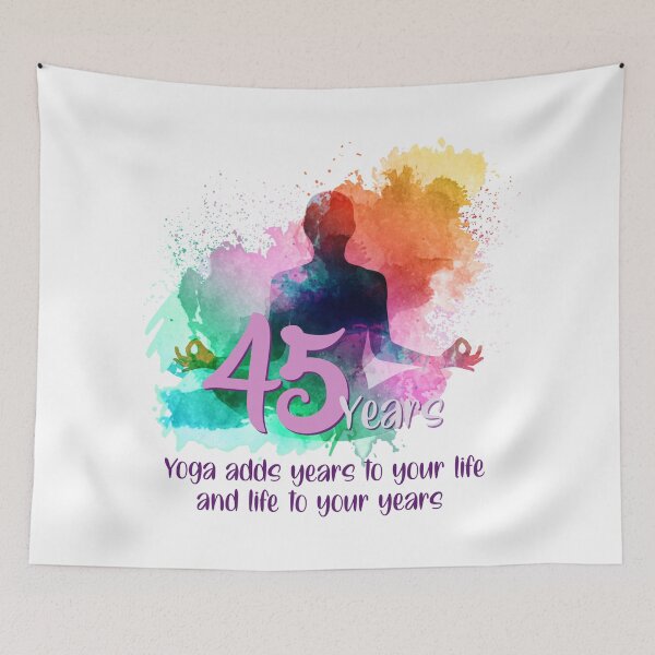 Item preview, Gift idea for the 45th birthday of a woman who loves yoga designed and sold by JIGGO.