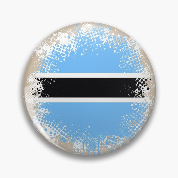 Item preview, Flag of Botswana - Splat designed and sold by pixelinga.