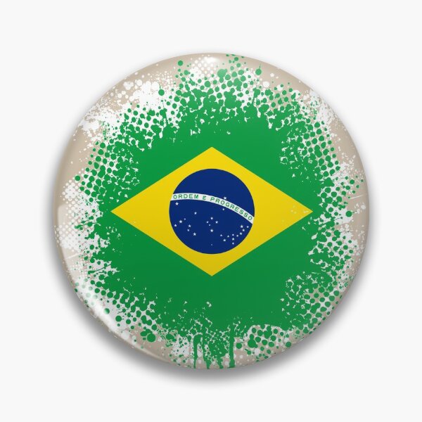 Artikelvorschau, Flag of Brazil - Splat entworfen und verkauft von pixelinga.