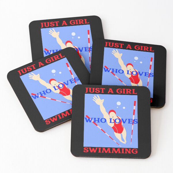 Item preview, Just A Girl Who Loves Swimming designed and sold by alancrapopod.