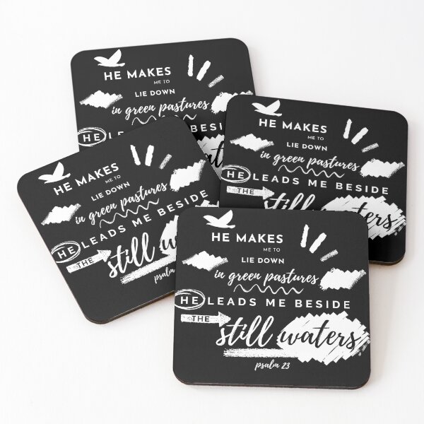 Item preview, Christian quote psalm 23 designed and sold by pureheartvision.