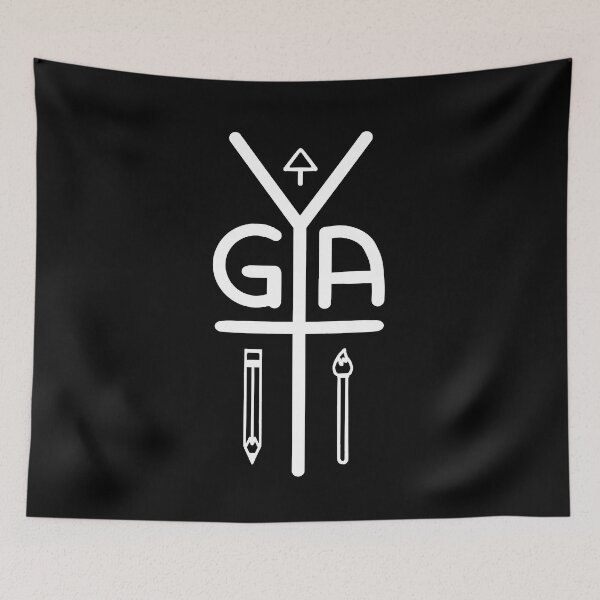 Item preview, Yuuki G's Artsy Things Official Logo 2021 (White) designed and sold by Yuuki G's Artsy Things.