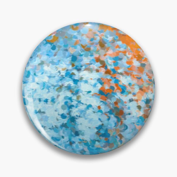 Artikelvorschau, Kopie des abstrakten Entwurfs des vibrierenden blauen orange Punktes entworfen und verkauft von Images by Chris de Blank.
