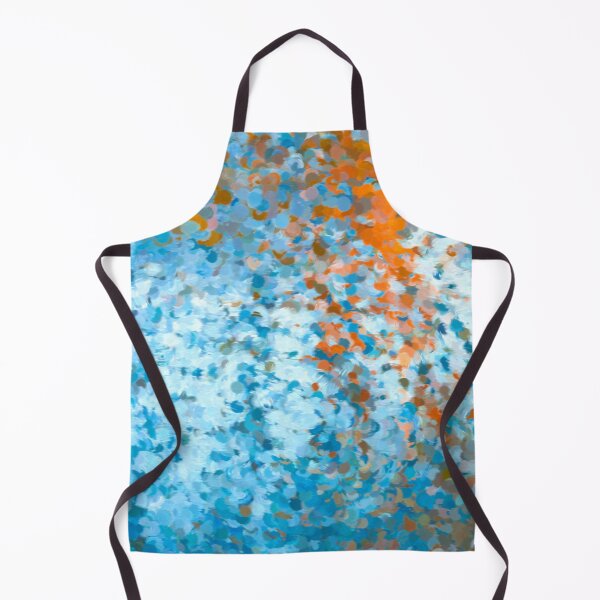 Item preview, Copy of Vibrant blue orange dot abstract design designed and sold by Images by Chris de Blank.