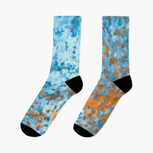 Item preview, Copy of Vibrant blue orange dot abstract design designed and sold by Images by Chris de Blank.