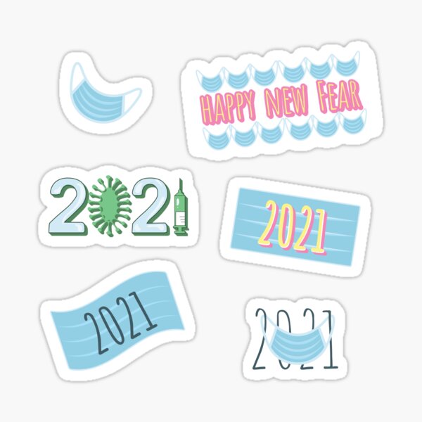 2021 new year sticker pack Sticker