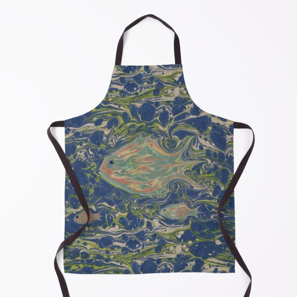 Item preview, Fish painted on water (Marbling) - Turkish Ebru designed and sold by T Artist.