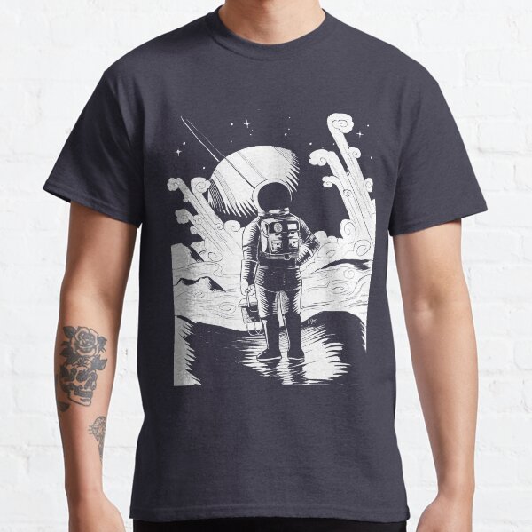 Wanderer Above a Sea of Vapor (Inverse Print) Classic T-Shirt