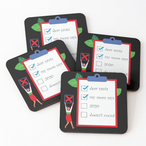 Item preview, Dear Santa My Mom Says 2020 Doesn't Count designed and sold by YAITPSTORE.