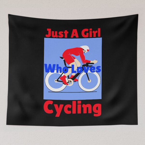 Item preview, Just A Girl Who Loves Cycling designed and sold by alancrapopod.