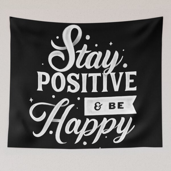 Item preview, Stay Positive Be Happy designed and sold by SECRET STORE.