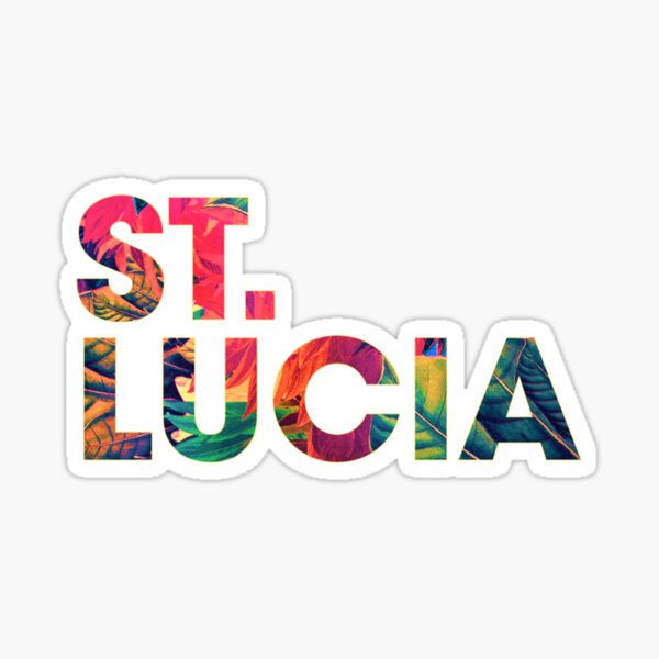 St. Lucia Stickers for Sale - Pixels Merch