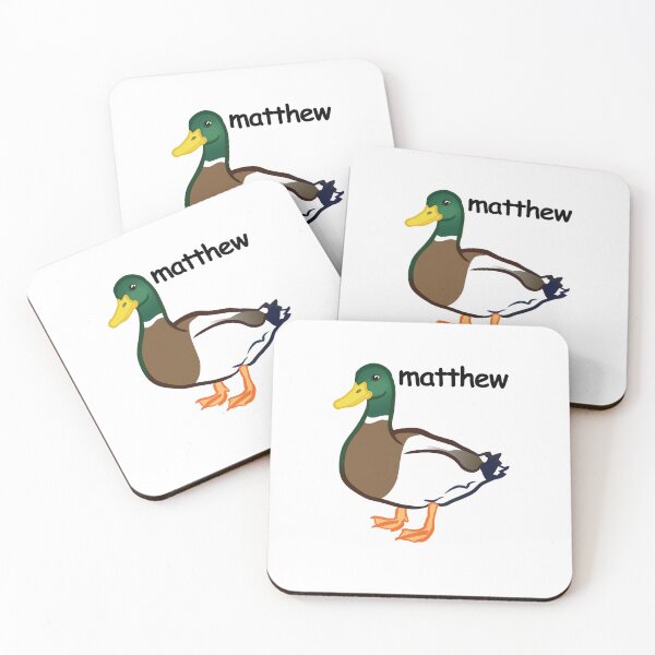Item preview, Matthew Duck Meme designed and sold by Altohombre.
